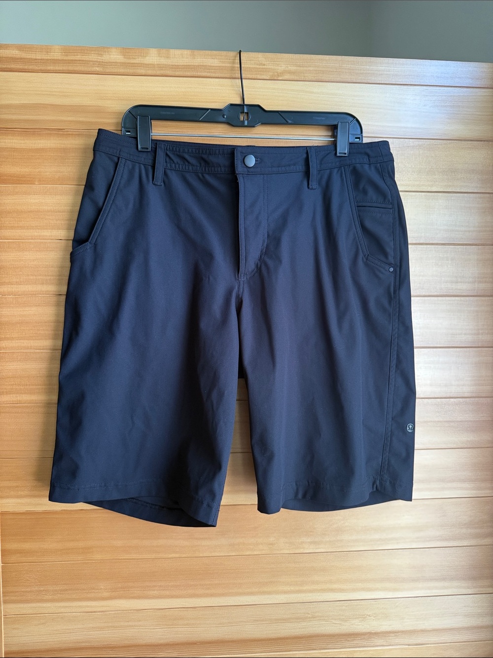 lululemon athletica Men's Black Performance Stretch Shorts